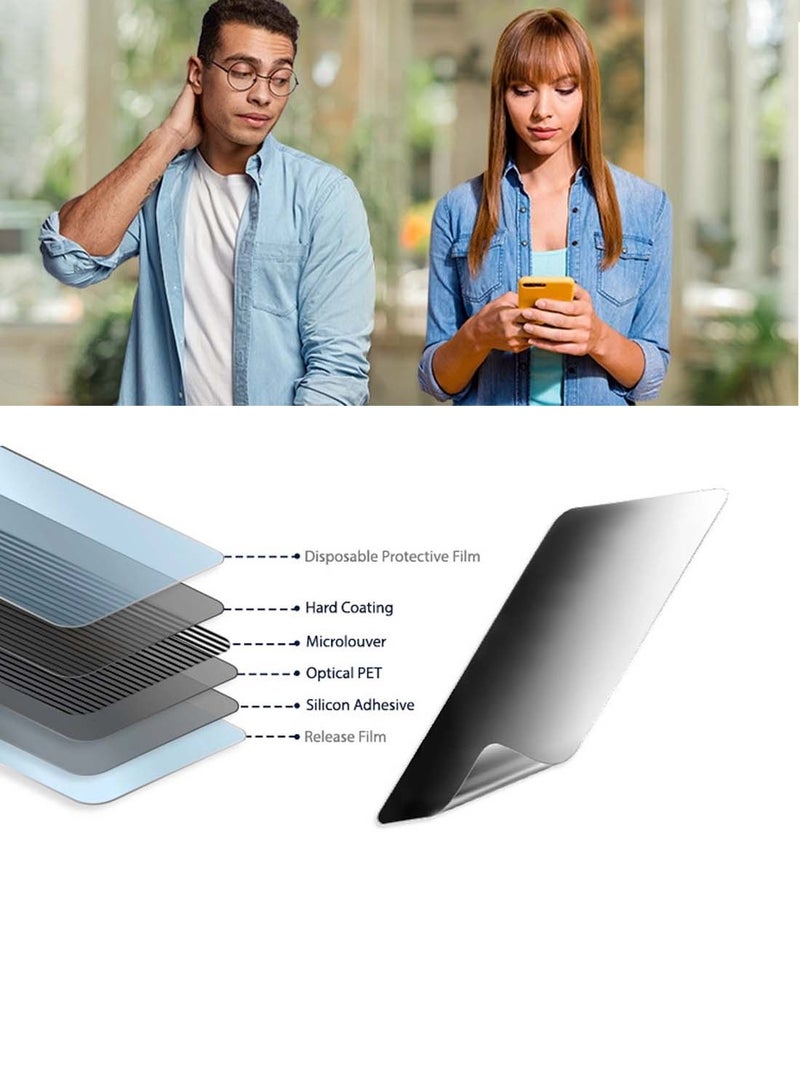 دبليو تيك واقي شاشة Infinix Note Edge 5G 2026 المتميز من الهيدروجيل ضد التجسس / ضد الخصوصية، رقيق ومرن (MSHFMP) - شفاف - Image 5